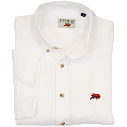 Crawfish Solid 100% Linen Classic Fit Sport Shirt