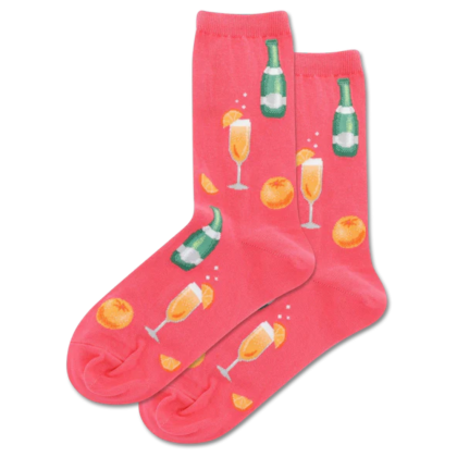 Ladies Mimosa Print Sock