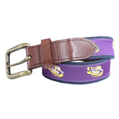 Youth LSU Eye of the Tiger Belt by Nola Couture