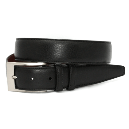 Soft Deertan Glove Leather Belt by Torino