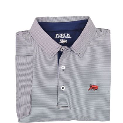 Crawfish Micro Stripe Performance Polo