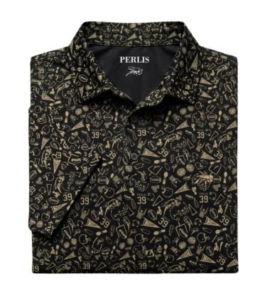 Crawfish Gameday Icons Print Performance Polo
