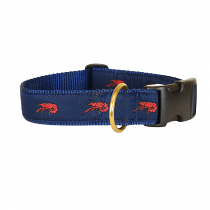 Crawfish Ribbon Dog Collar