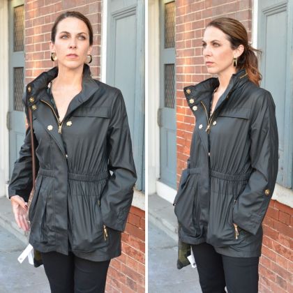 Ladies Anna 100% Waterproof Rain Jacket by Ciao Milano