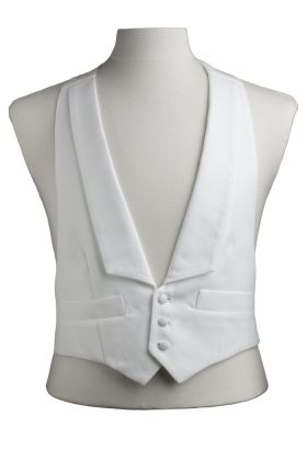 Adjustable Pique Formal Vest by David Donahue