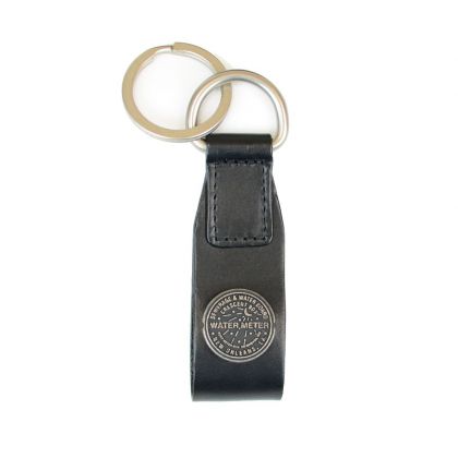Water Meter Leather Key Fob