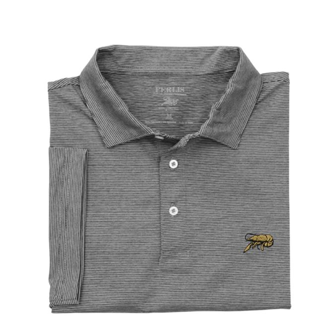 Crawfish Gameday Micro Stripe Performance Polo