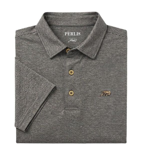 Crawfish Gameday Micro Stripe Performance Polo