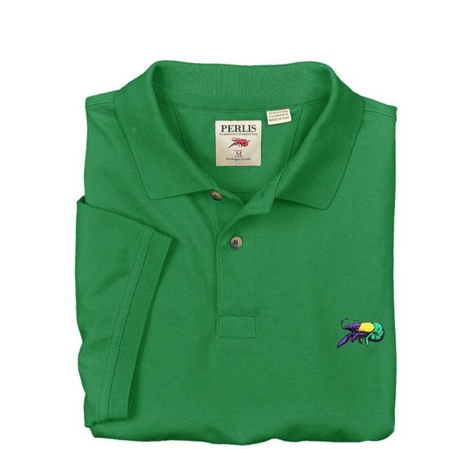 Whereable Art Youth Mardi Gras Crawfish Classic Polo main image 0
