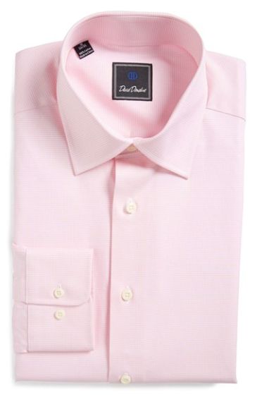 Birdseye Dress Shirt by David Donahue