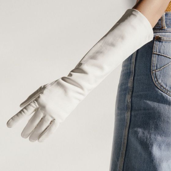 Ladies Elbow Length Leather Formal Gloves Ladies Elbow Length Leather Formal Gloves