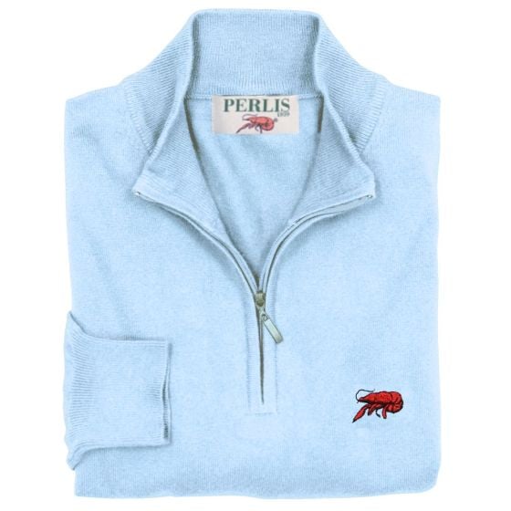 Crawfish Cotton Cashmere Jersey 1/4 Zip
