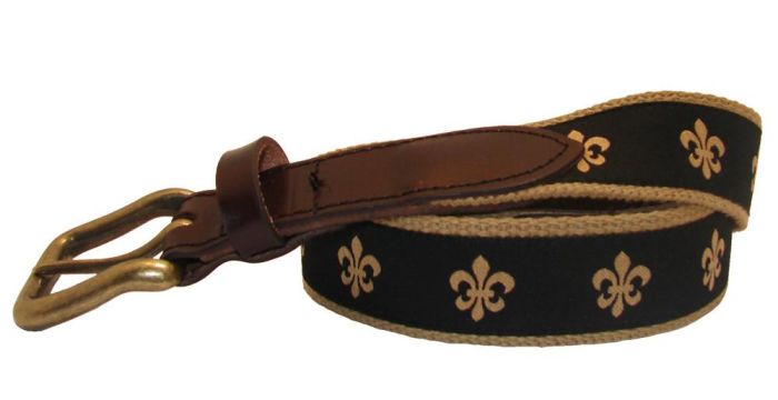 Fleur de Lis Youth Club Belt by Nola Couture display picture 1