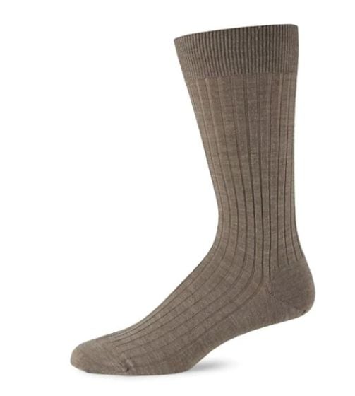 merino wool dress socks for men Boardroom Socks Men's Big and Tall Over the Calf Merino Wool Dress Socks