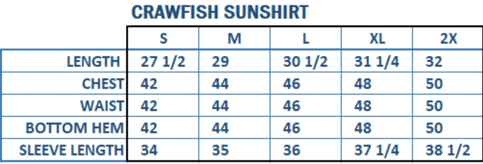 Crawfish Geaux Tigers Sun Shirt